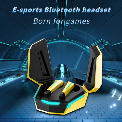 TWS Gaming In-Ear Earphones Bumblebee Yellow Gaming Headset Led Light Wireless Headphones Earbuds Wireless Earphones 