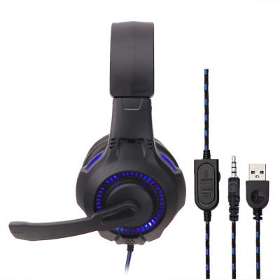  OEM Gaming Headphones Surround Stereo Headphones with Mic LED Lights over-ear Headphones for Laptop Tablet GamersPop  