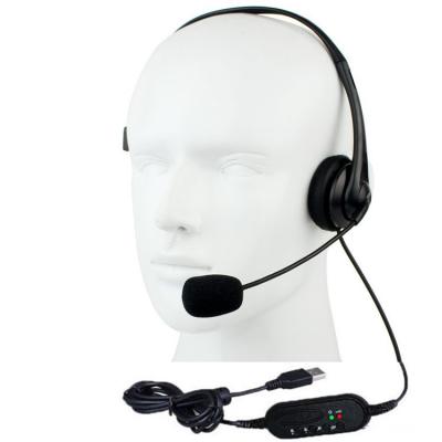 Factory Direct EMF Radiation Proof Office Headphone Call Center Headset wired For Telephone Operator Customer Service Earphones  