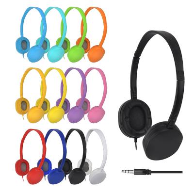 Factory price Over ear Wired 3.5mm jack headphone earphone MP3 airline earphone headphone with cheap price 